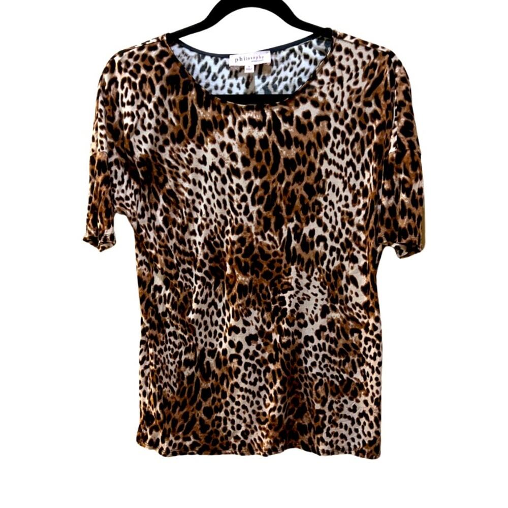 Philosophy Leopard Short Sleeved Tee